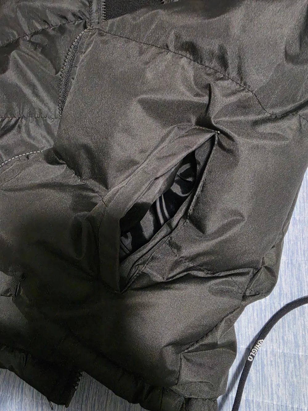 Kids Black Hooded Puffer Jacket